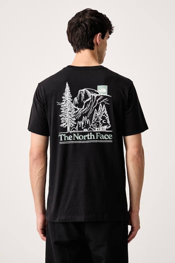 The North Face T-shirt ανδρικό με βαμβάκι Monte μαύρο NF0A8JAVJK31