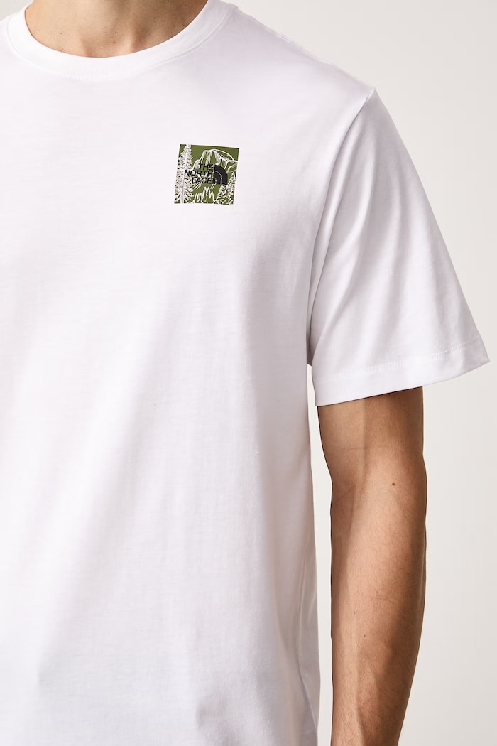 T-shirt ανδρικό με βαμβάκι Monte The North Face NF0A8JAVFN41 λευκό