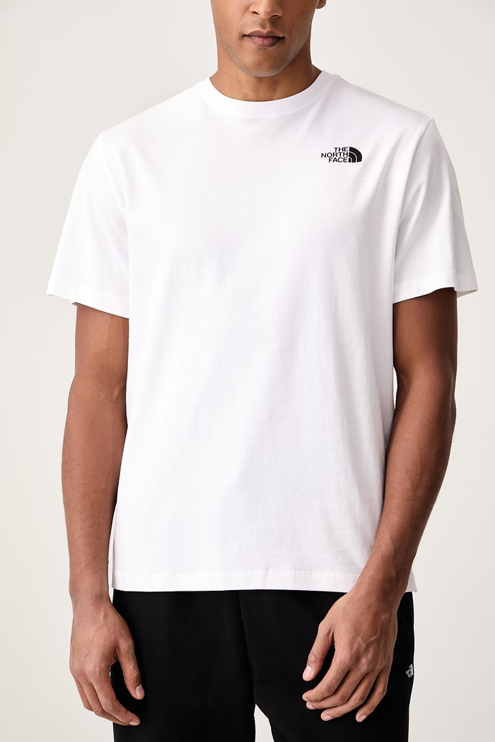 T-shirt męski bawełniany Expedition Jannu The North Face NF0A8H5YFN41 biały