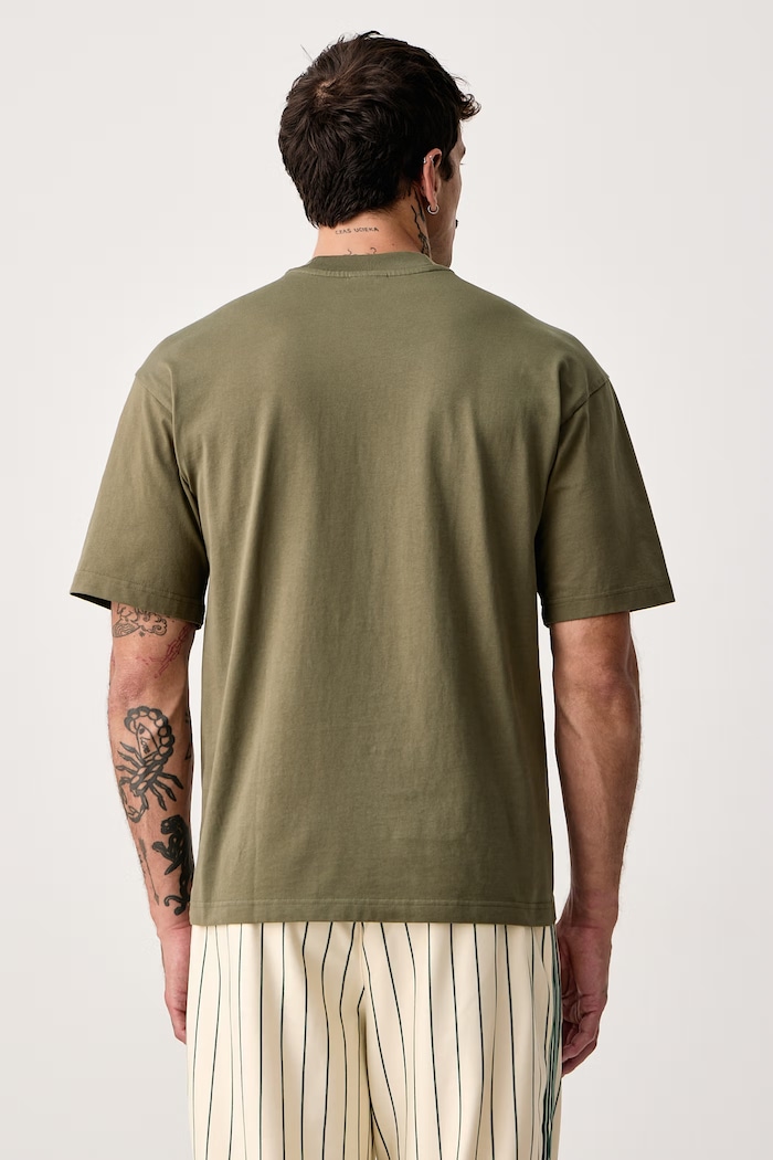 Oblečenie adidas Originals Tričko pánske bavlnené Elevated GFX KW4406 zelená