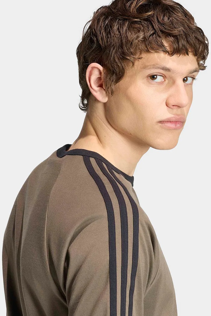 Tričko pánske bavlnené adidas Originals hnedá KT5055