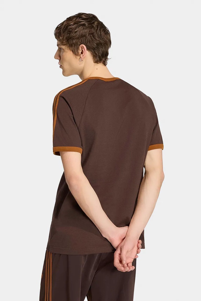 adidas Originals Tričko pánske bavlnené KT5054 hnedá AW26