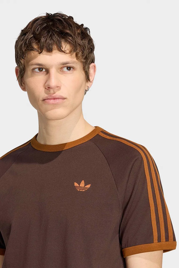 Tričko pánske bavlnené adidas Originals KT5054 hnedá