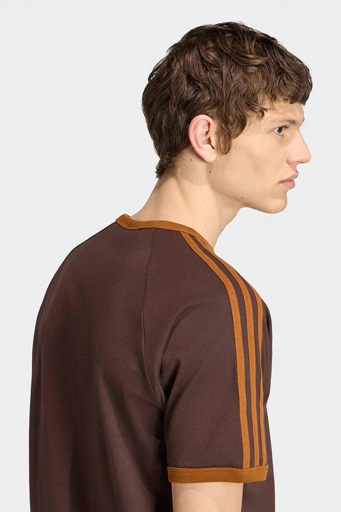 Tričko pánske bavlnené adidas Originals hnedá KT5054