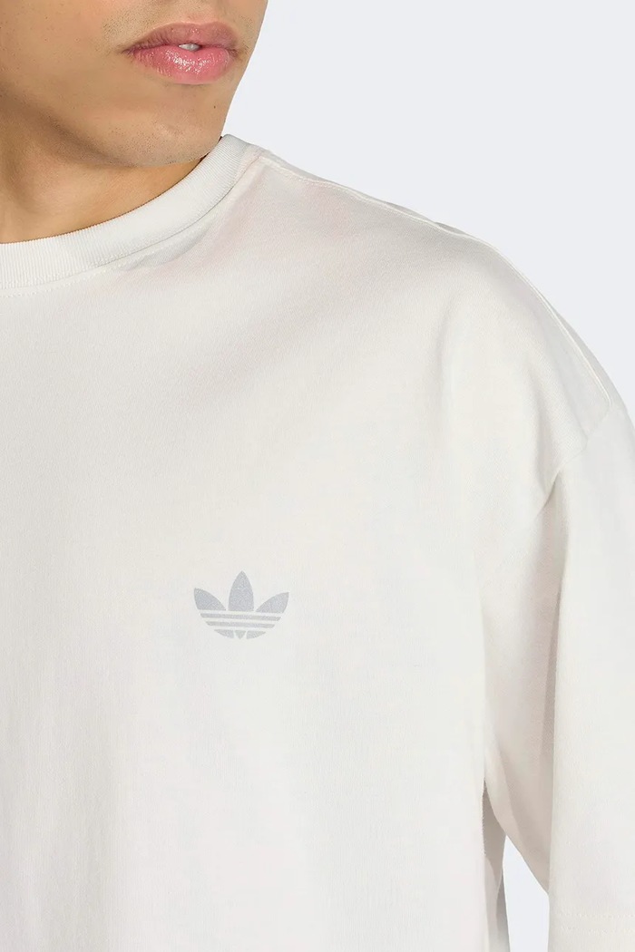 Ανδρικά βαμβακερά Trefoil Essentials Spacer adidas Originals μπεζ KX9137