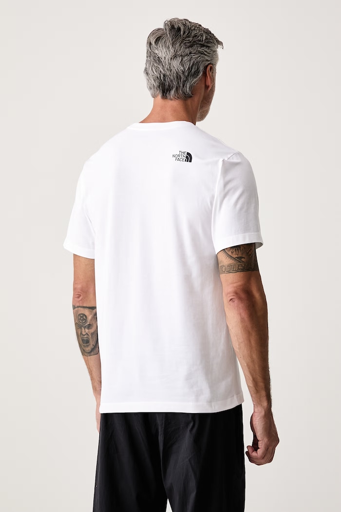 Oblečenie The North Face Tričko pánske s bavlnou GRAPHIC NF0A8GUVLA91 biela