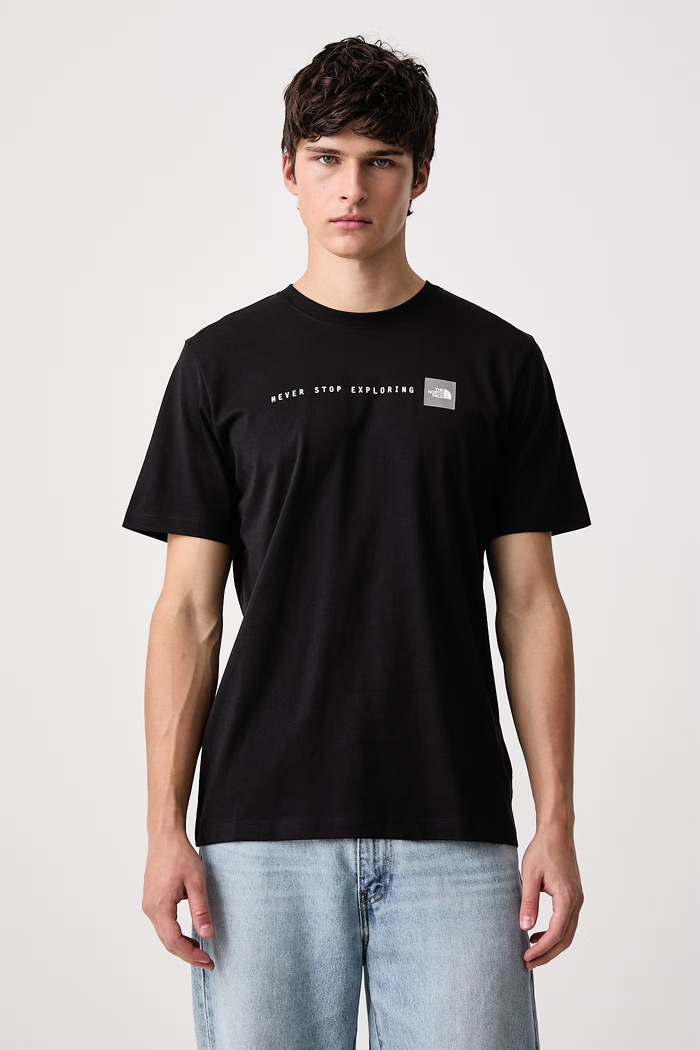 The North Face T-shirt ανδρικό με βαμβάκι GRAPHIC μαύρο NF0A8GUVKY41