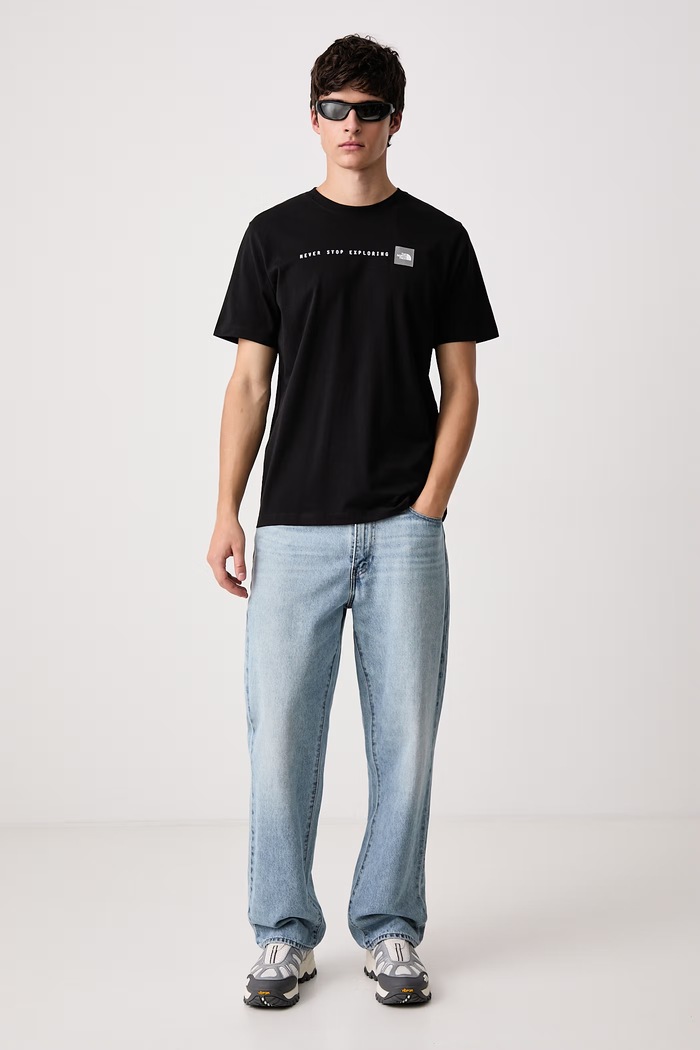 The North Face T-shirt ανδρικό με βαμβάκι GRAPHIC NF0A8GUVKY41 μαύρο AW26