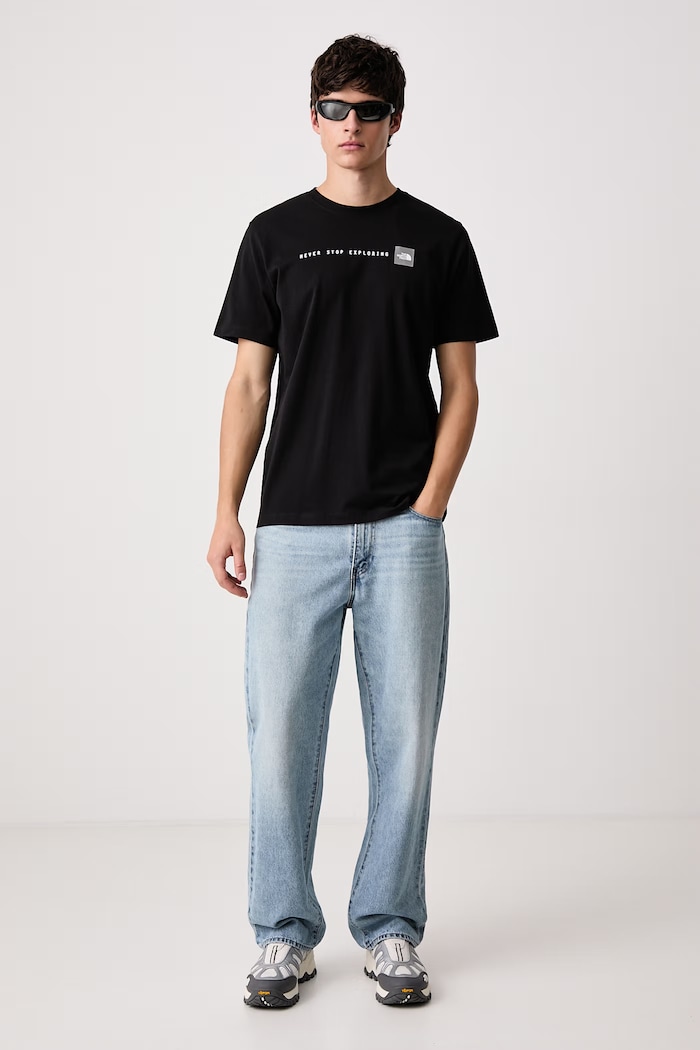 The North Face T-shirt ανδρικό με βαμβάκι GRAPHIC NF0A8GUVKY41 μαύρο AW26