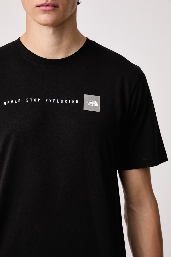 T-shirt ανδρικό με βαμβάκι GRAPHIC The North Face NF0A8GUVKY41 μαύρο