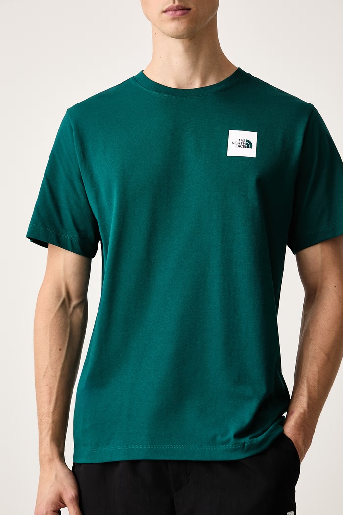 T-shirt męski z bawełną Evolution The North Face NF0A8G9CN4J1 zielony