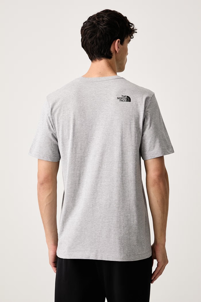 Ρούχα The North Face T-shirt ανδρικό με βαμβάκι Evolution NF0A8G9CCQO1 γκρί