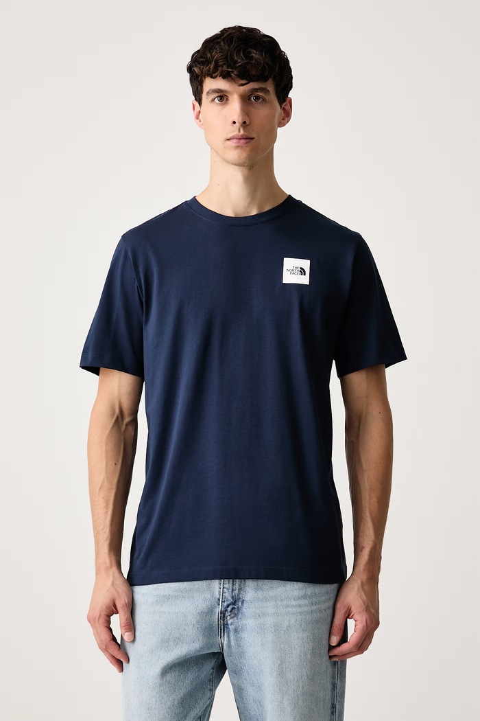 The North Face T-shirt ανδρικό με βαμβάκι Evolution σκούρο μπλε NF0A8G9C8K21