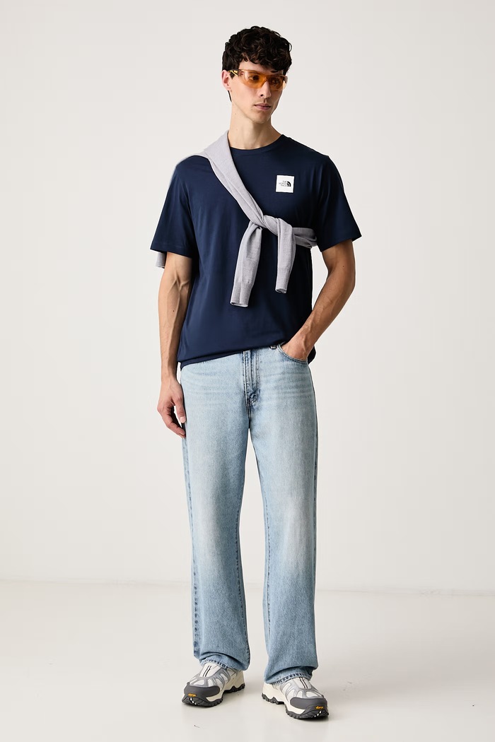 The North Face T-shirt ανδρικό με βαμβάκι Evolution NF0A8G9C8K21 σκούρο μπλε AW26