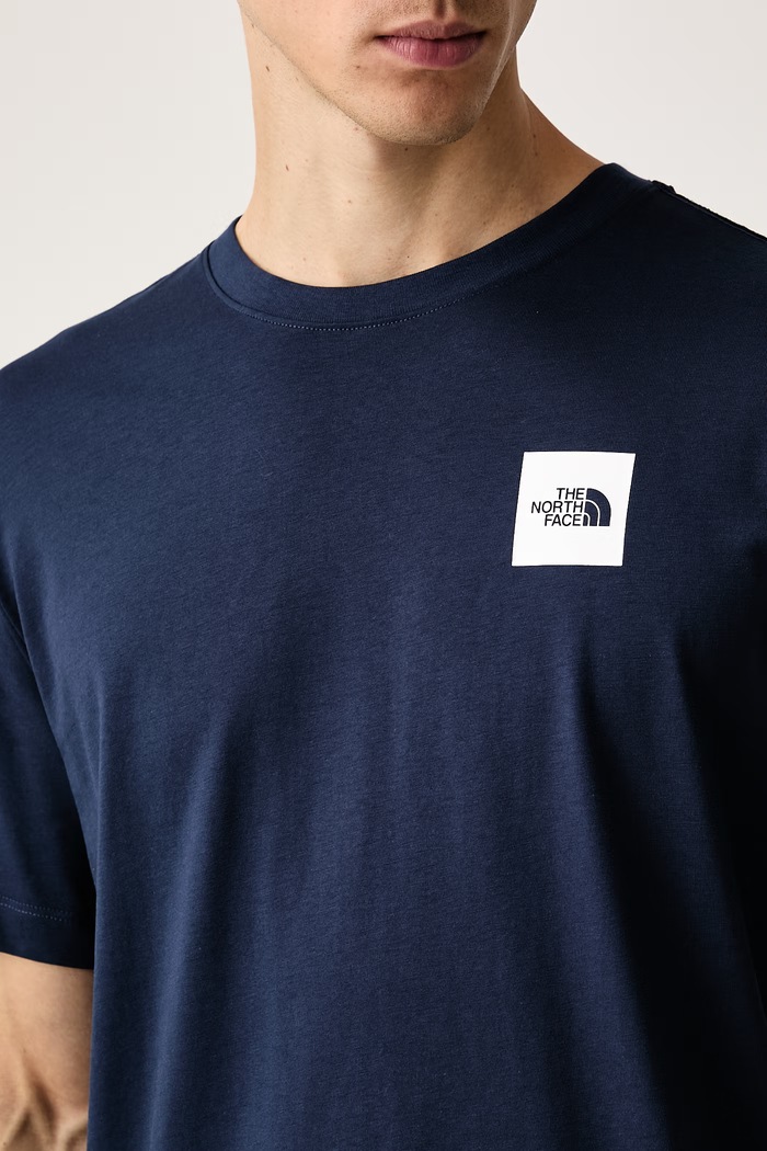 T-shirt ανδρικό με βαμβάκι Evolution The North Face NF0A8G9C8K21 σκούρο μπλε