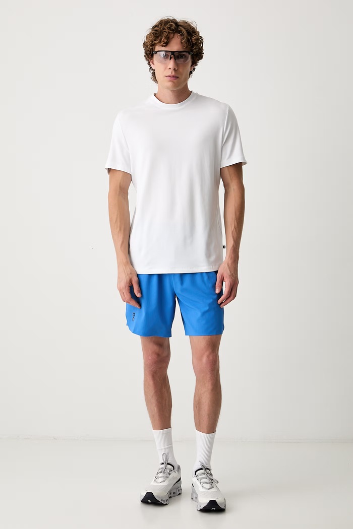 On T-shirt treningowy męski z bawełną Focus-T 1MF10240069 biały AW26