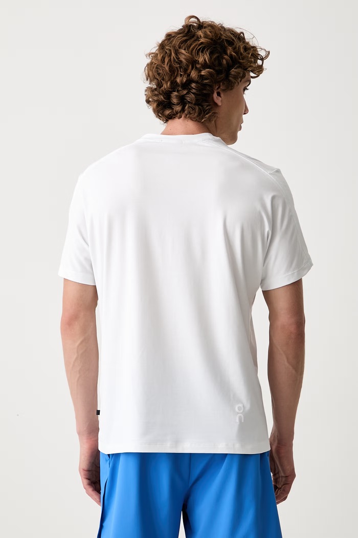 Odzież On T-shirt treningowy męski z bawełną Focus-T 1MF10240069 biały