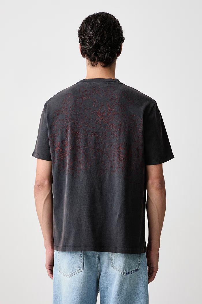Odzież Our Legacy T-shirt bawełniany męski M4266BC szary