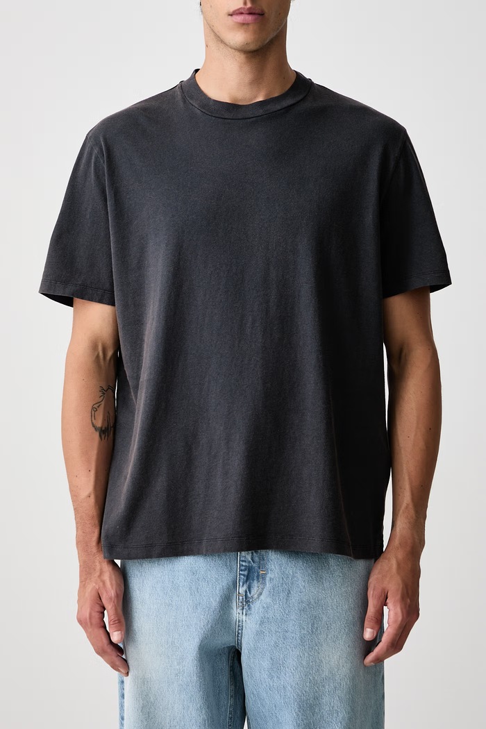T-shirt bawełniany męski Our Legacy szary M4266BC