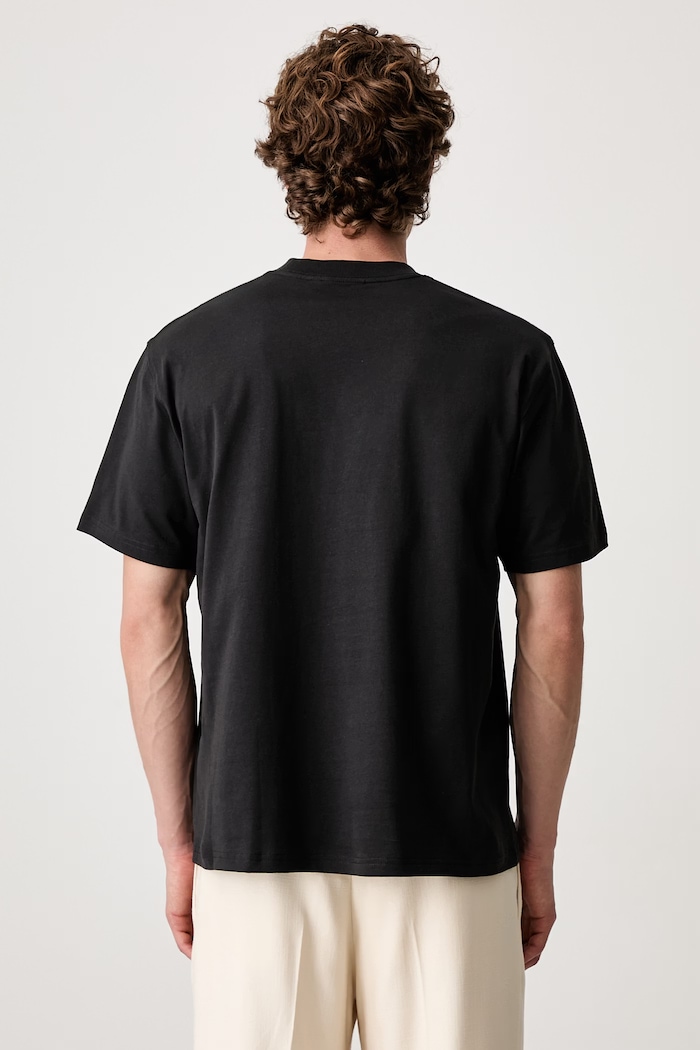 Odzież Barbour T-shirt bawełniany męski MTS1692BK31 czarny