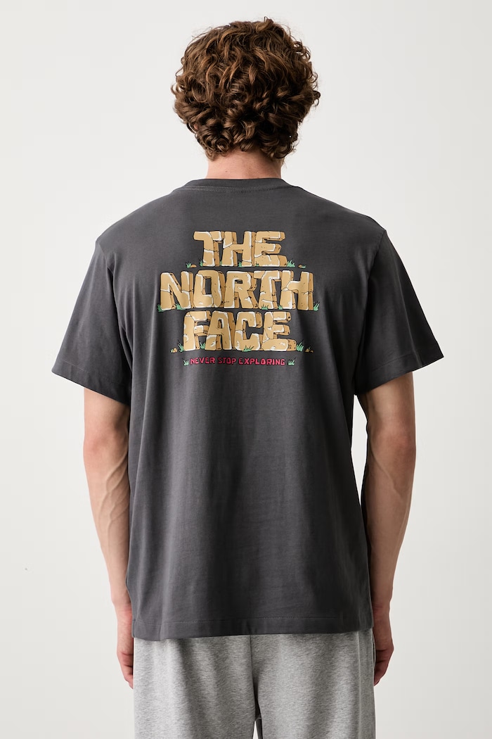 The North Face t-shirt da uomo in cotone Relaxed grigio NF0A8JBERHI1