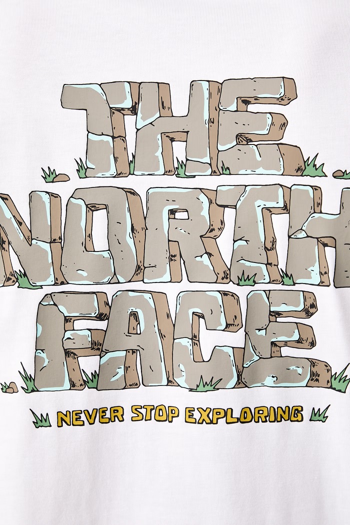 T-shirt ανδρικό βαμβακερό Relaxed The North Face λευκό NF0A8JBEFN41