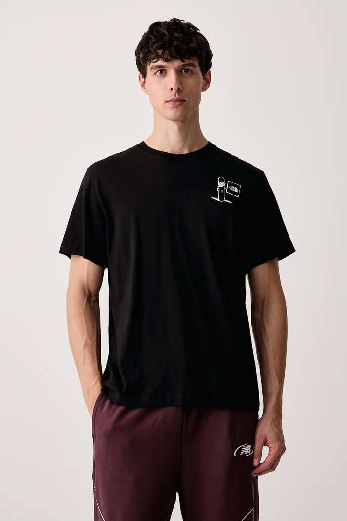Oblačila The North Face Kratka majica moška bombažna Relaxed NF0A8JANJK31 črna