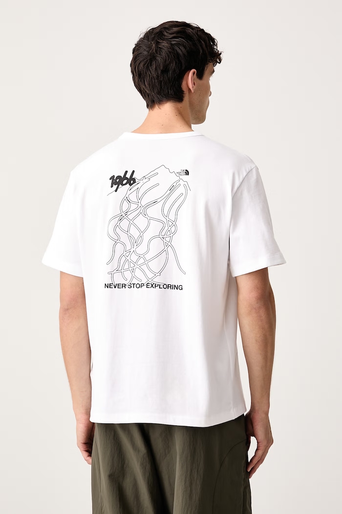 The North Face T-shirt ανδρικό βαμβακερό Relaxed λευκό NF0A8JA8FN41