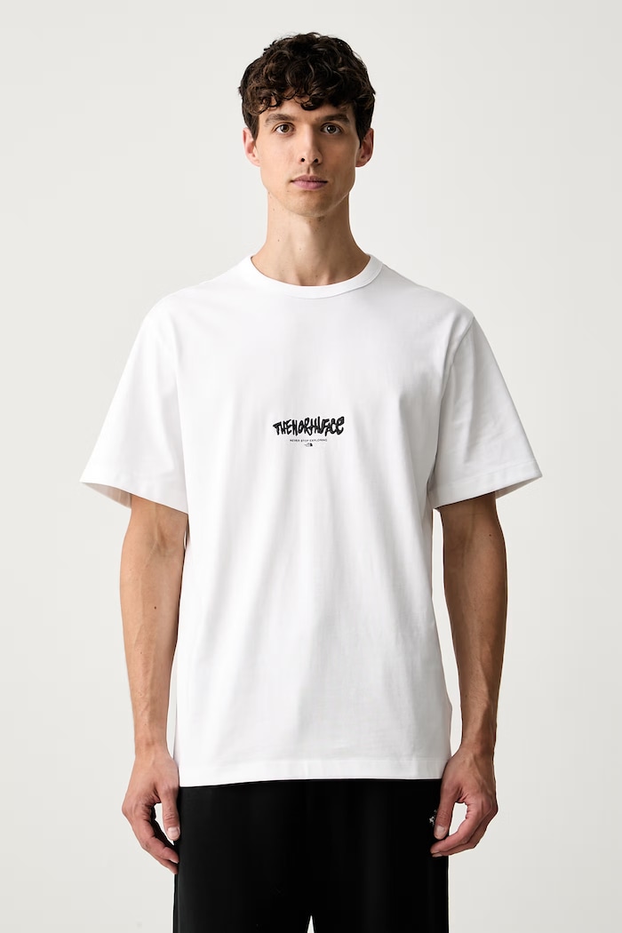 Oblačila The North Face kratka majica moška bombažna Relaxed NF0A8JA6FN41 bela