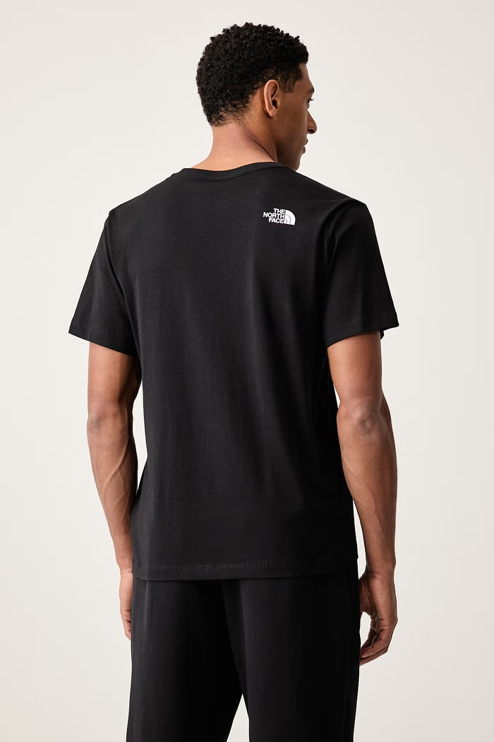 Ρούχα The North Face T-shirt ανδρικό βαμβακερό Relaxed NF0A8JA5JK31 μαύρο