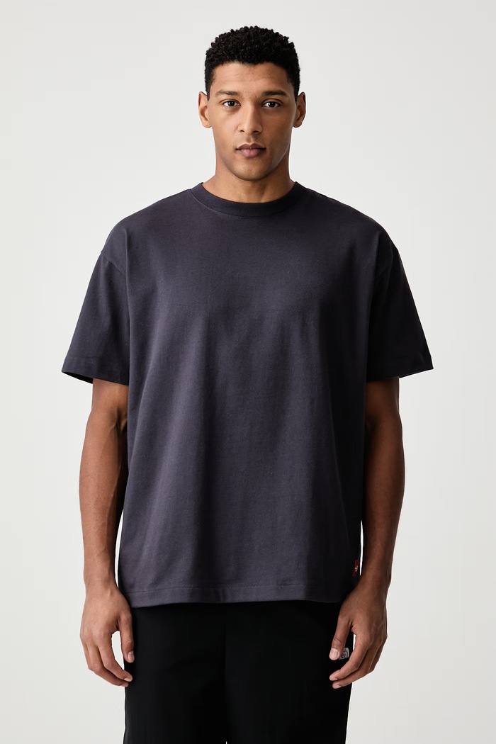 Odzież The North Face T-shirt męski bawełniany Redbox NF0A8HFY0SA1 szary