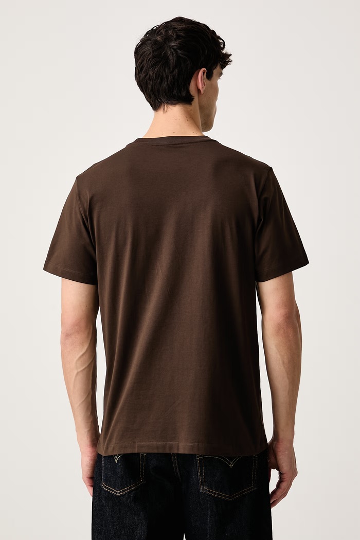 Odjeća The North Face Majica za muškarce s pamukom Simple Dome NF0A8CZ2NMF1 smeđa