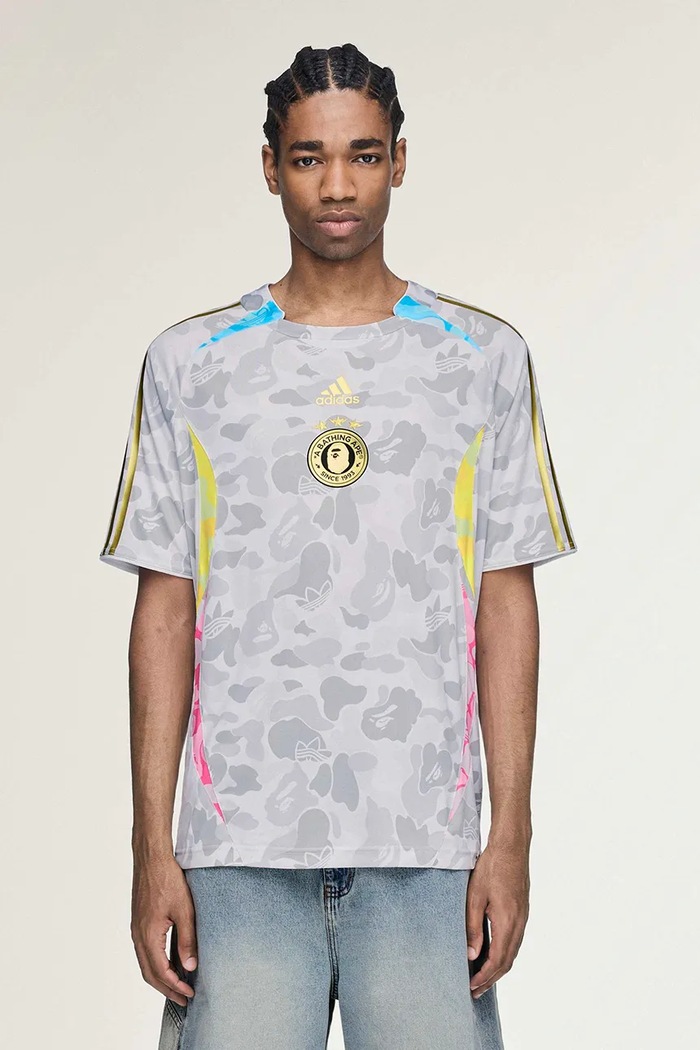 adidas Originals Teamgeist x Bape t-shirt Men's gray KU5996