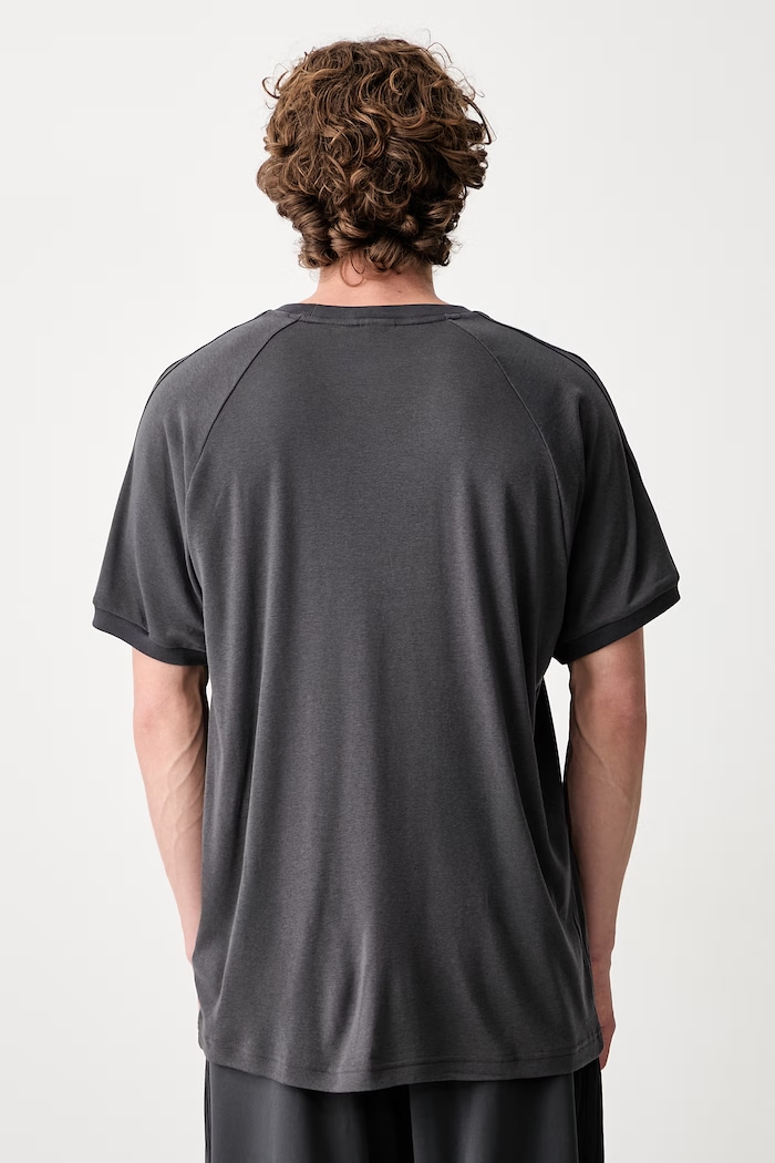 Odzież adidas Originals T-shirt męski z dodatkiem wełny KR6603 szary