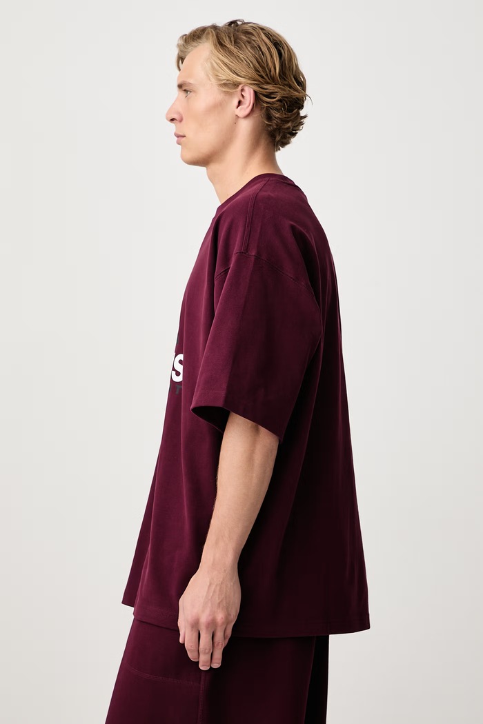 Equipment T-shirt bawełniany męski adidas Originals KR3963 bordowy