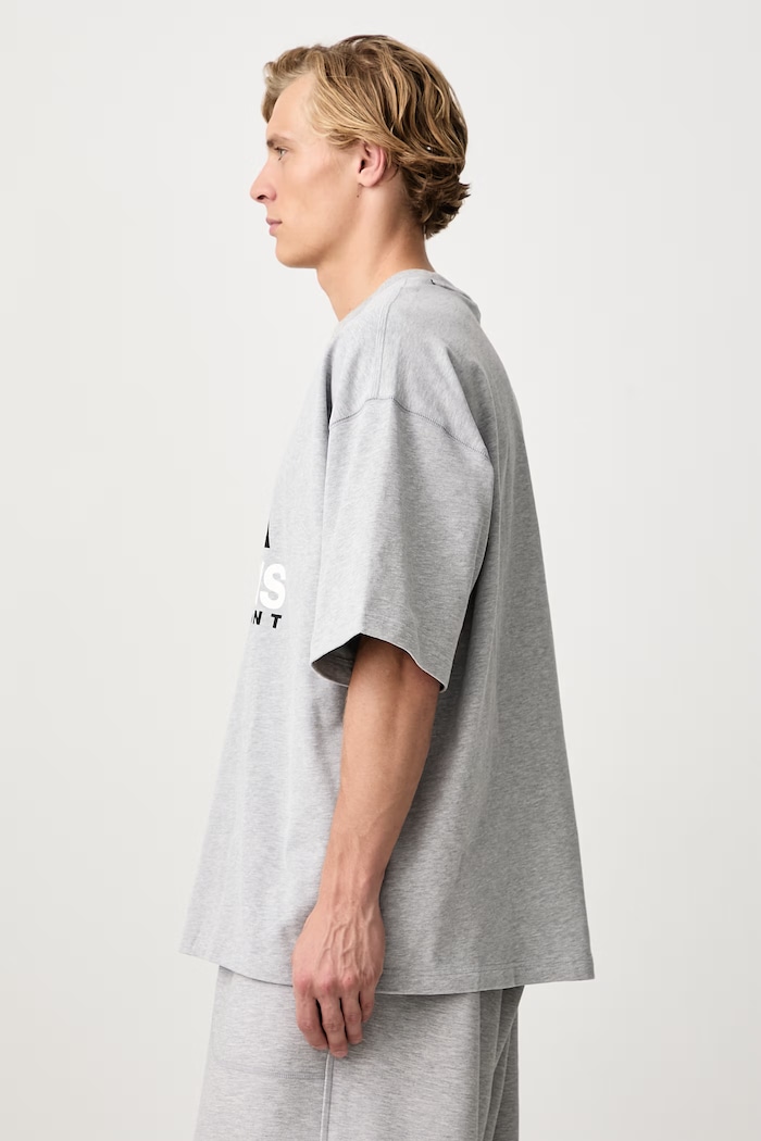 Equipment T-shirt skórzany męski adidas Originals KR3962 szary