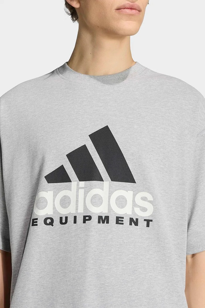 Equipment T-shirt skórzany męski adidas Originals KR3962 szary