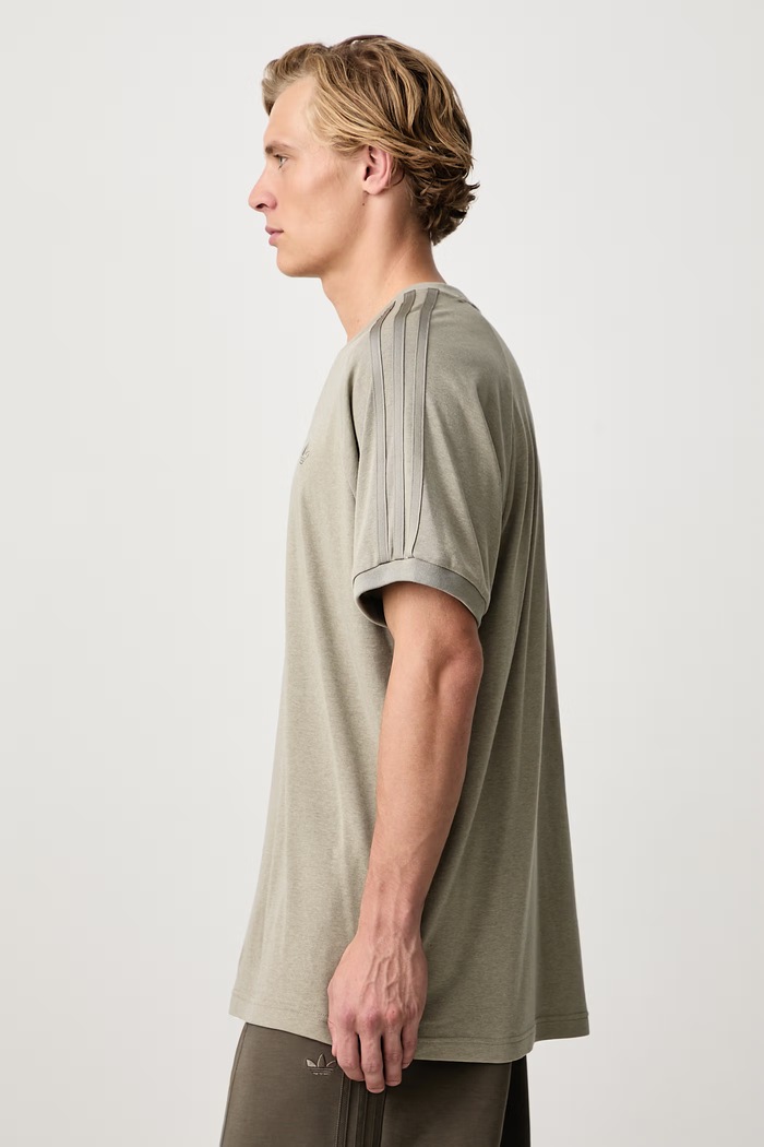 T-shirt męski z dodatkiem wełny adidas Originals KQ6970 szary