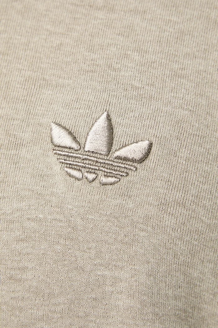 T-shirt męski z dodatkiem wełny adidas Originals szary KQ6970
