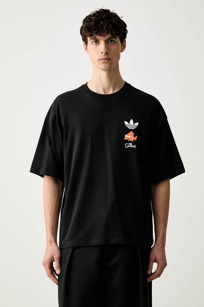 Odzież adidas Originals T-shirt męski bawełniany Blinky LG5063 czarny