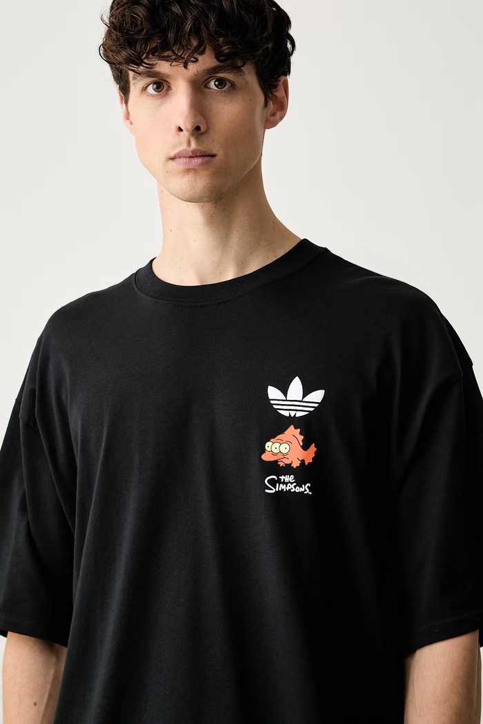 adidas Originals T-shirt męski bawełniany Blinky czarny LG5063