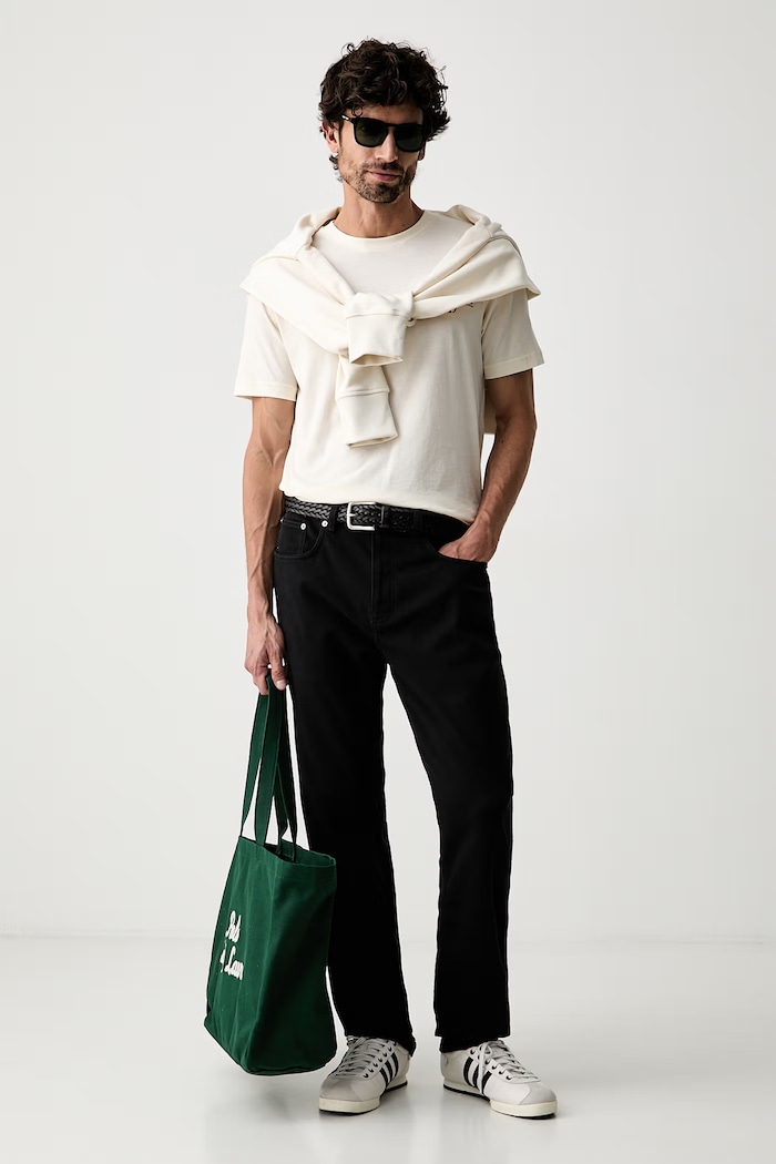 Gant T-shirt męski bawełniany 2003459 beżowy AW26