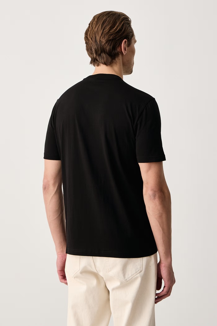 Odzież EA7 Emporio Armani T-shirt męski bawełniany AF12503.7M002433 czarny