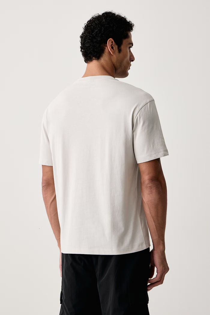 Odzież EA7 Emporio Armani T-shirt męski bawełniany AF17789.7M002226 szary