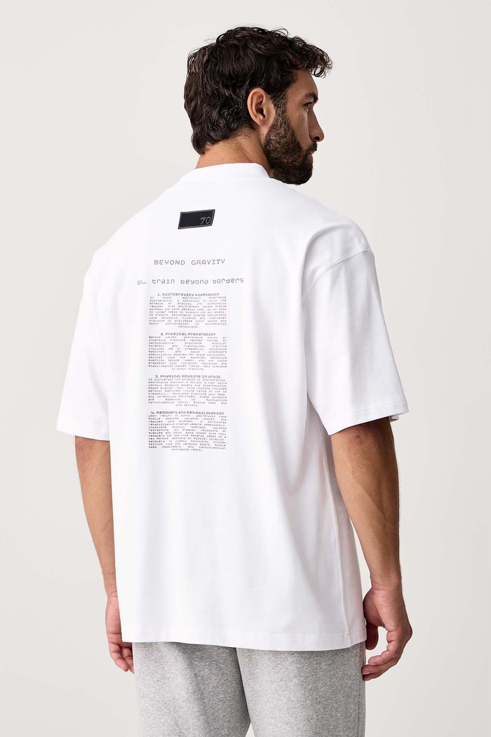 Odzież EA7 Emporio Armani T-shirt męski bawełniany AF29379.7M002822 biały