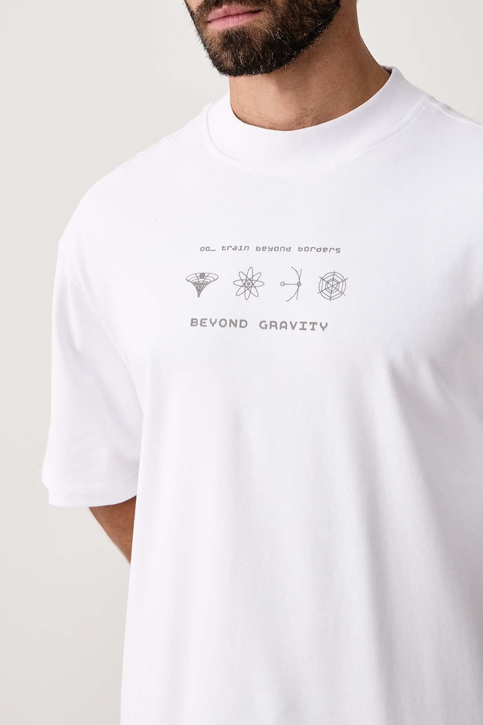 T-shirt męski bawełniany EA7 Emporio Armani AF29379.7M002822 biały