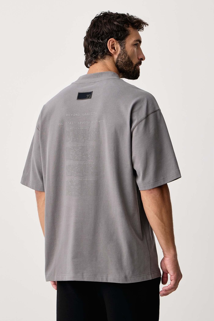 Odzież EA7 Emporio Armani T-shirt męski bawełniany AF29379.7M002822 szary