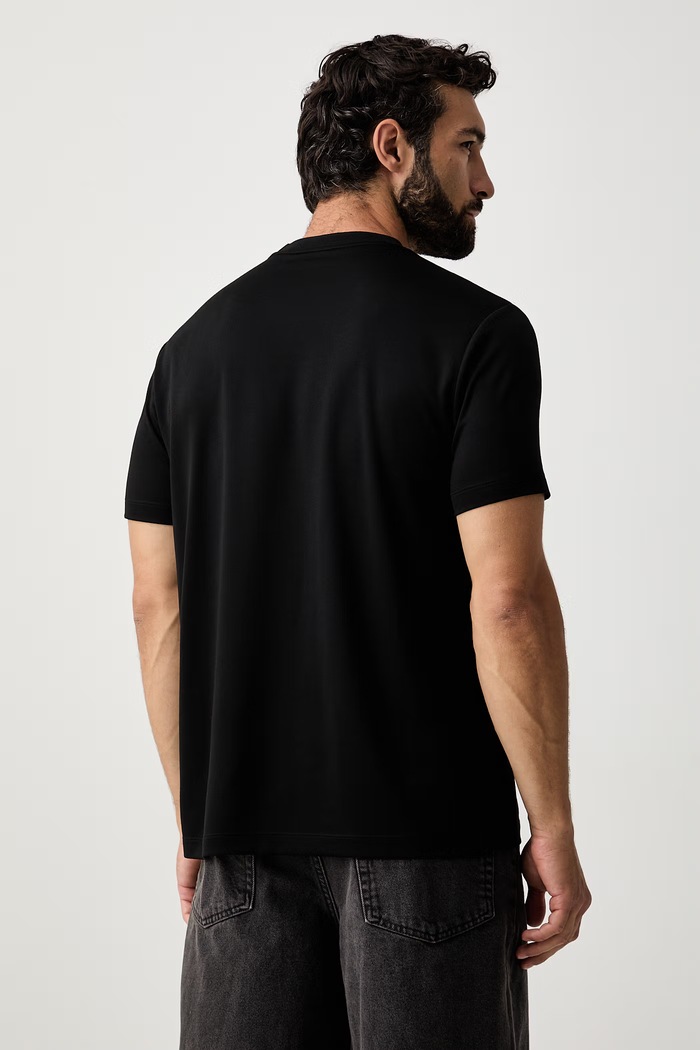 Odzież EA7 Emporio Armani T-shirt męski z modalem AF13862.7M002096 czarny