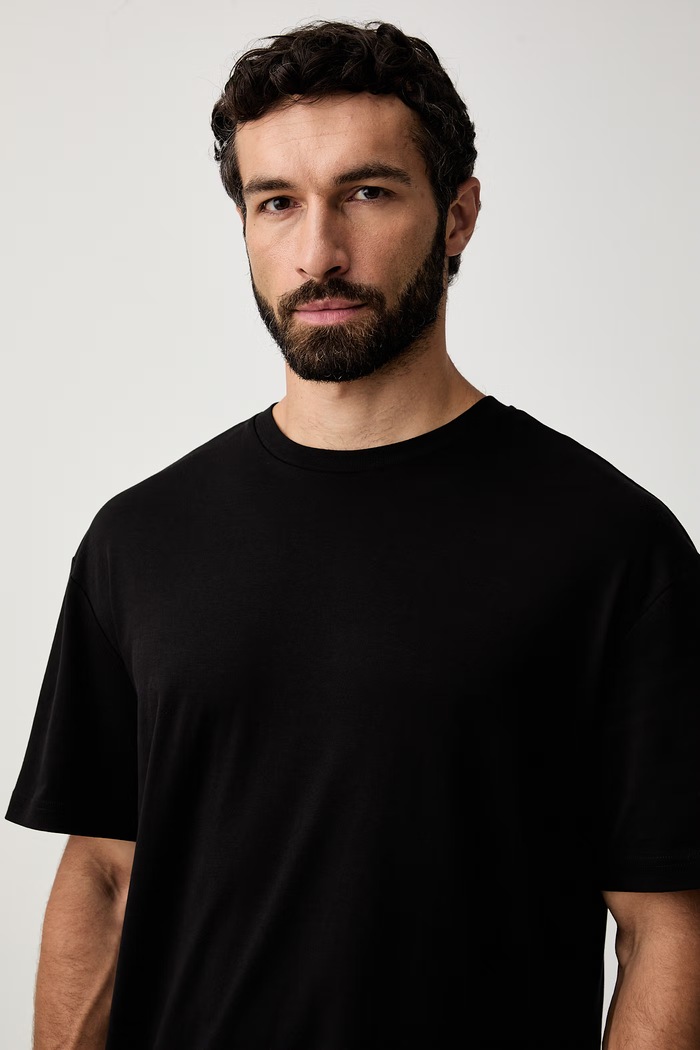 EA7 Emporio Armani T-shirt męski bawełniany czarny AF10441.7M002107