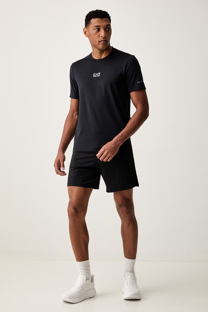 EA7 Emporio Armani T-shirt treningowy męski AF24495.7M002148 granatowy AW26